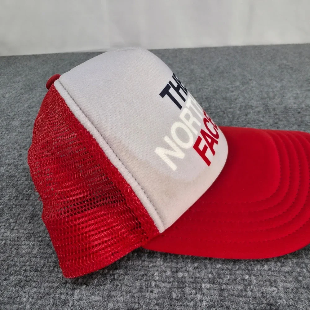 The North Face Red White Blue Stars Trucker Hat‎ Adjustable Mesh Cap